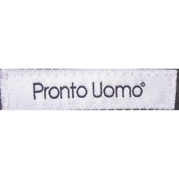 Pronto Uomo Men's Sport Coat Blazer Jacket Two Button Houndstooth Brown 46R EUC - Picture 10 of 13